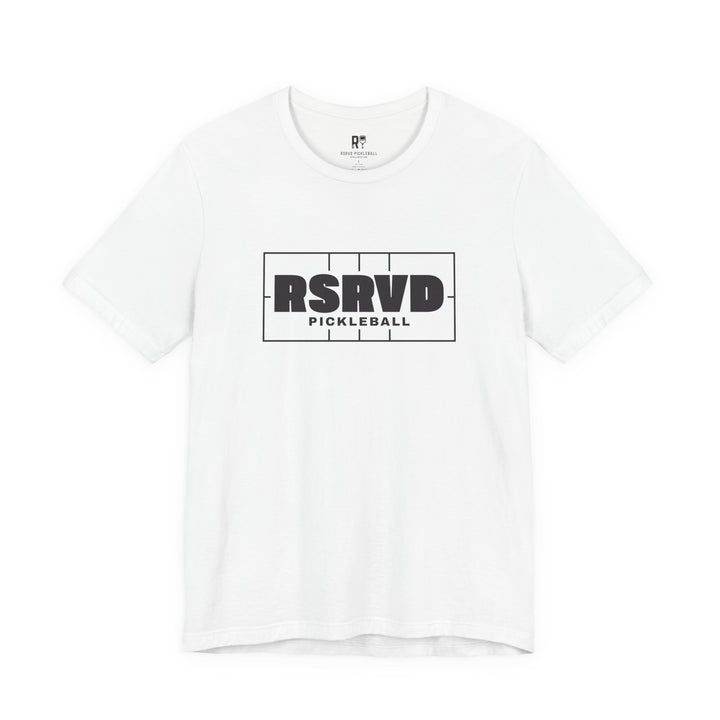 RSRVD Pickleball Tee — Reserved Court Retro Graphic Tee - Bella+Canvas 3001 Printify