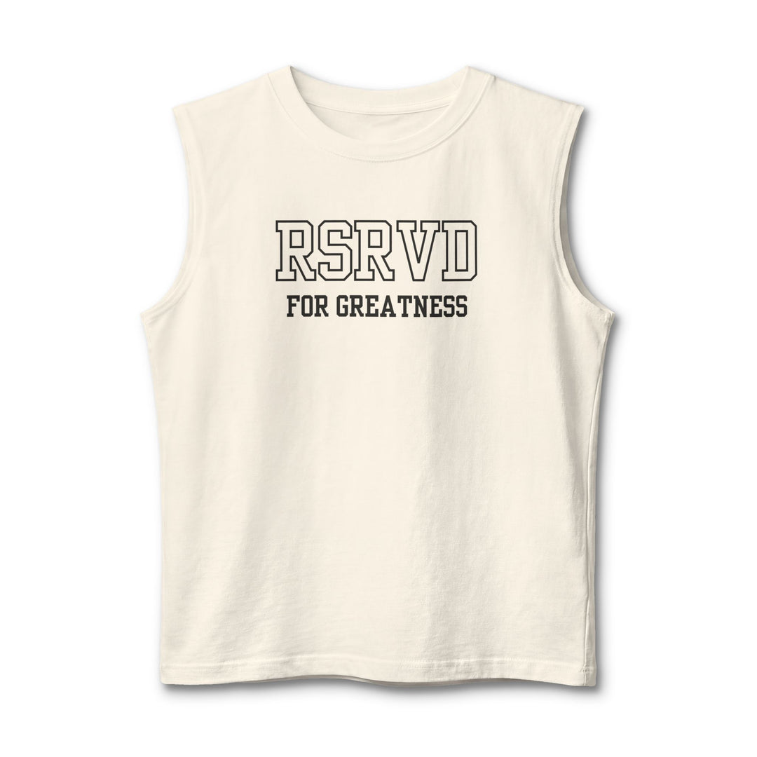 RSRVD FOR GREATNESS Athletic Muscle Tank Printify