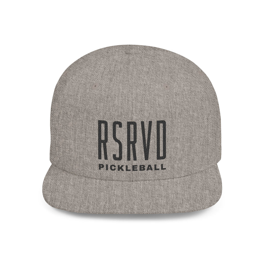 RSRVD 'Bold' logo Flat Bill Snapback hat