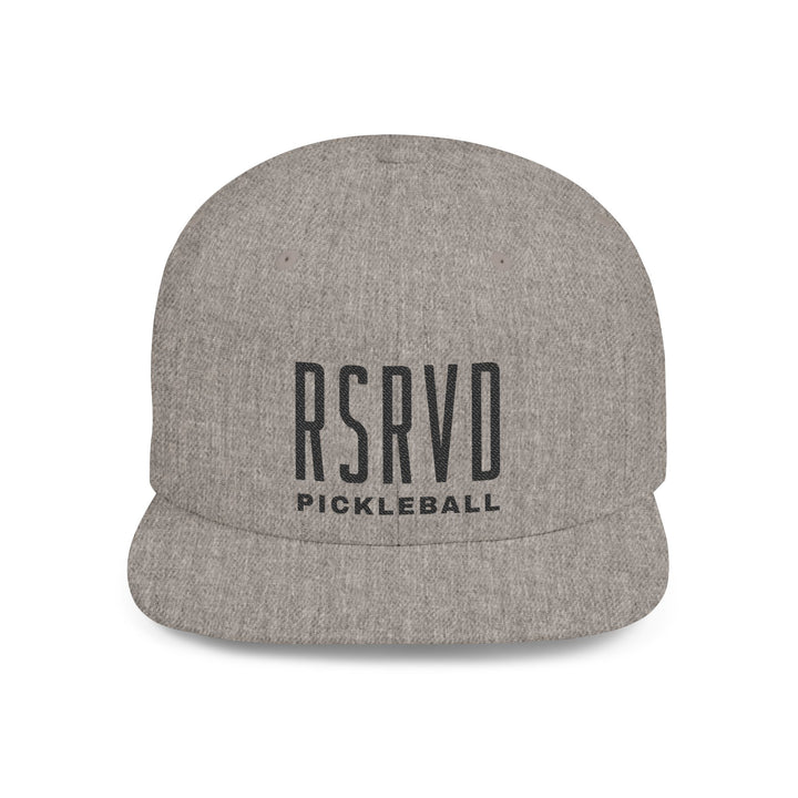 RSRVD 'Bold' logo Flat Bill Snapback hat