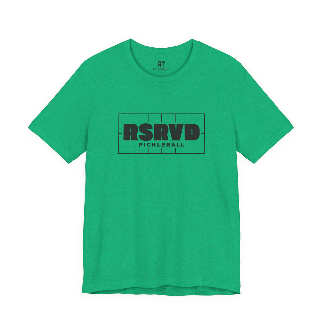 RSRVD Pickleball Tee — Reserved Court Retro Graphic Tee - Bella+Canvas 3001 Printify
