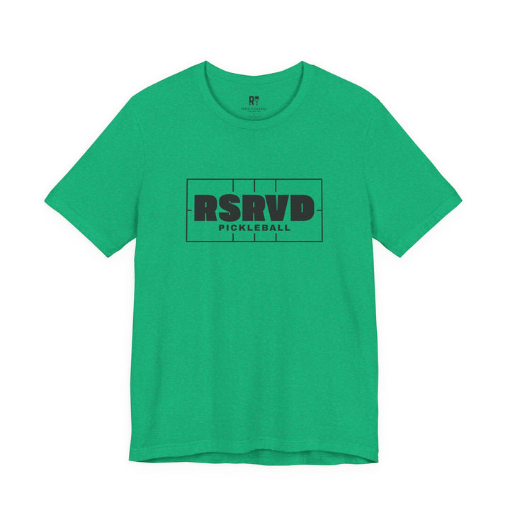 RSRVD Pickleball Tee — Reserved Court Retro Graphic Tee - Bella+Canvas 3001 Printify