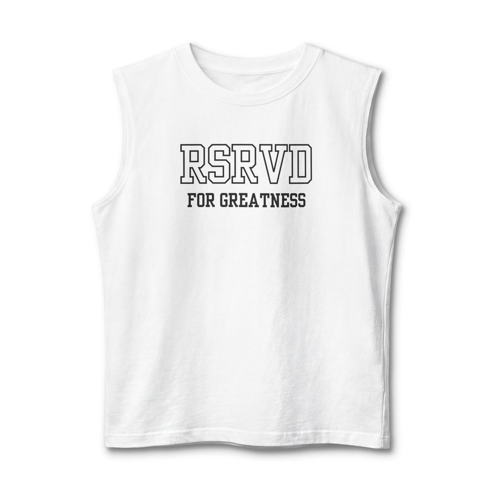 RSRVD FOR GREATNESS Athletic Muscle Tank Printify