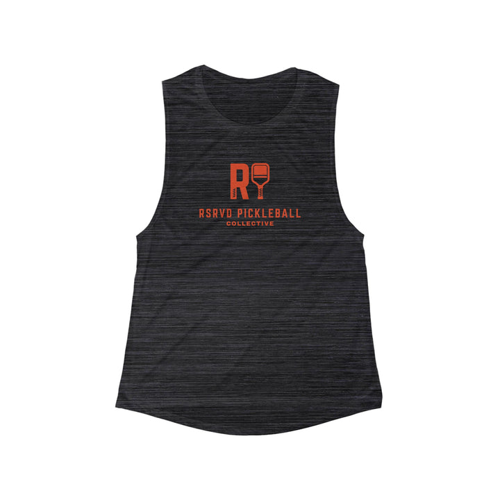 Flowy Muscle Tank with Classic RSRVD Pickleball Logo