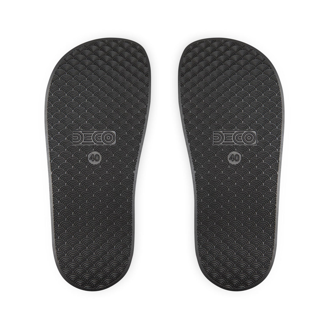 Mens Slides w/ Removable Strap - 'lowercase' edition