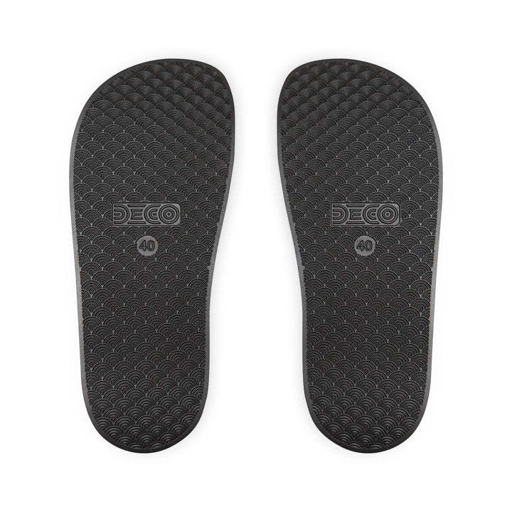 Mens Slides w/ Removable Strap - 'lowercase' edition