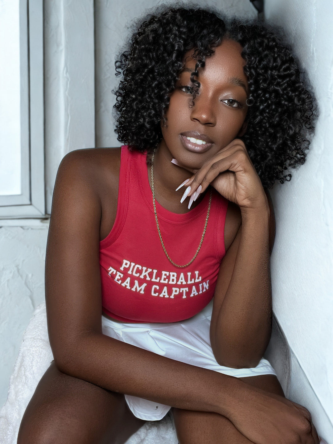 Pickleball Team Captain Micro Rib Tank RSRVD Pickleball