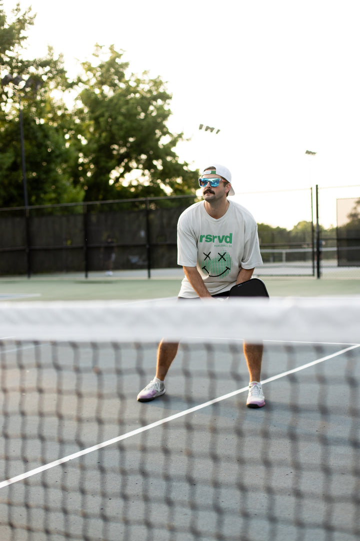 RSRVD Halftone Smiley Tee – Heavyweight RSRVD Pickleball