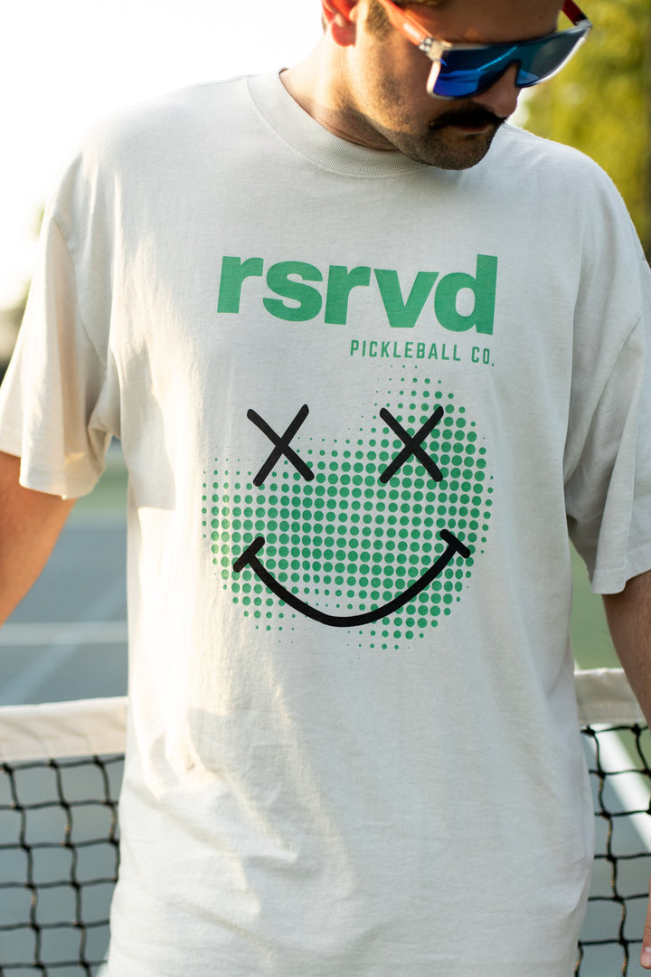 RSRVD Halftone Smiley Tee – Heavyweight
