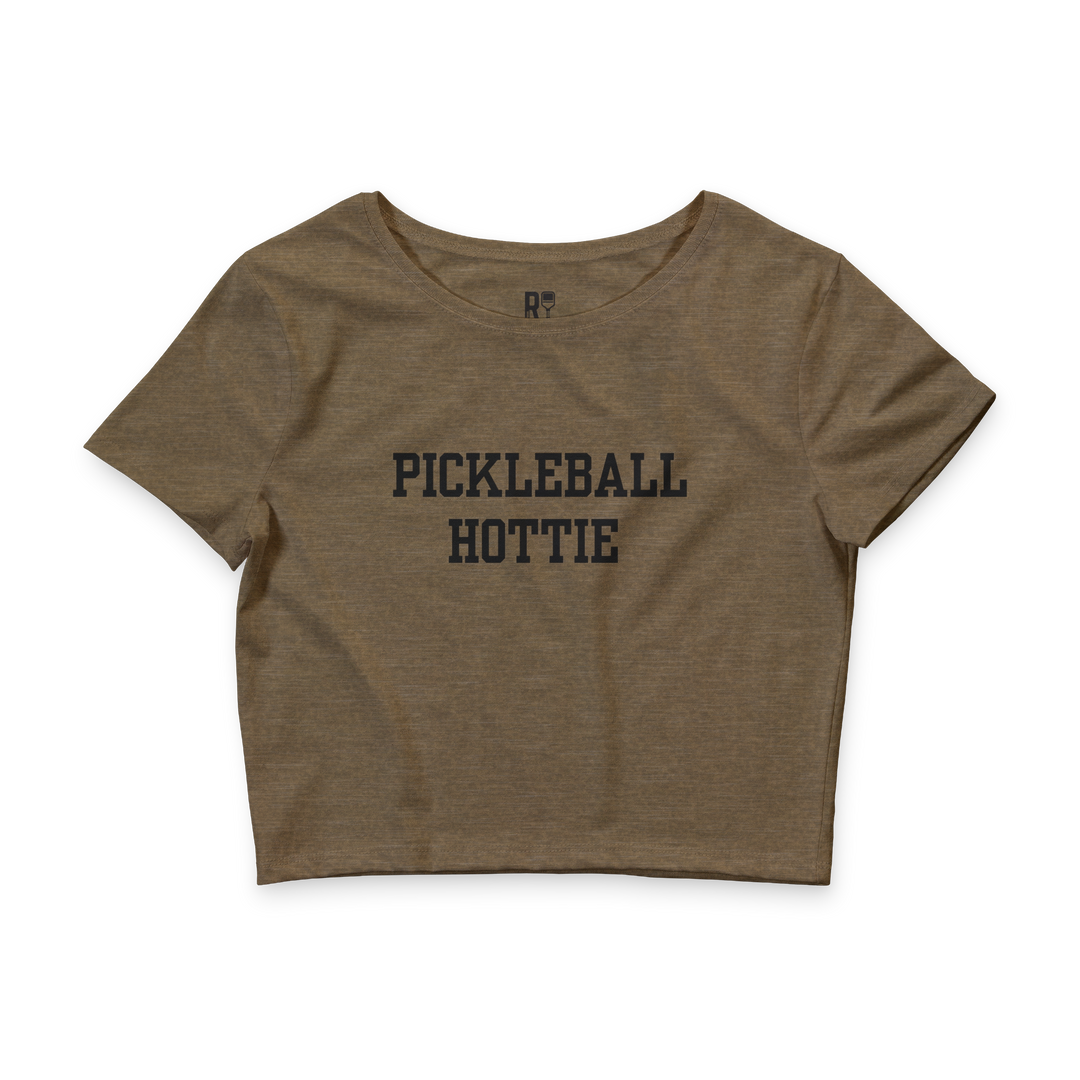 Pickleball Hottie Slim Cropped Tee Printify