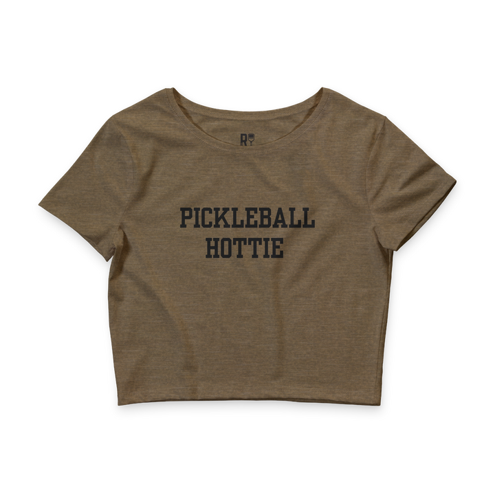 Pickleball Hottie Slim Cropped Tee Printify