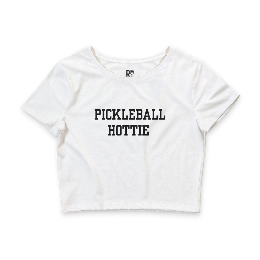 Pickleball Hottie Slim Cropped Tee Printify