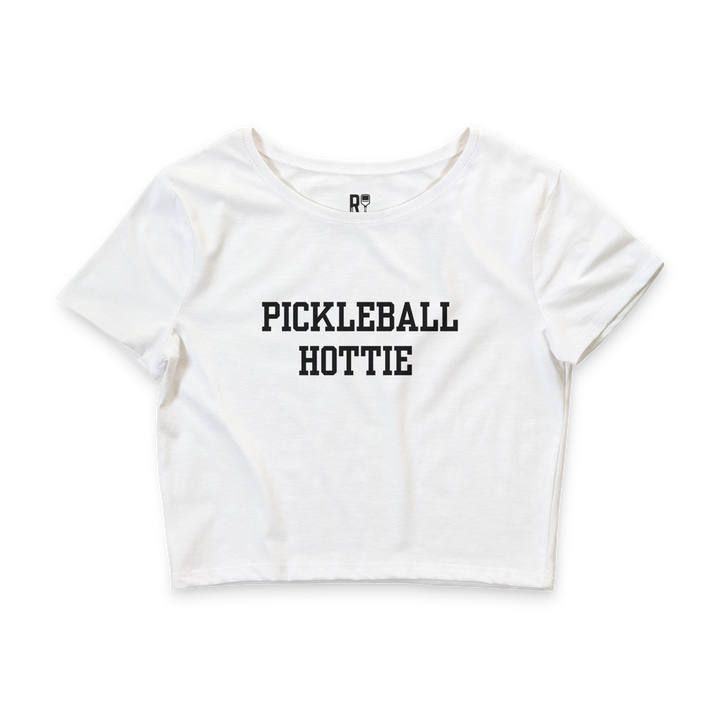 Pickleball Hottie Slim Cropped Tee Printify