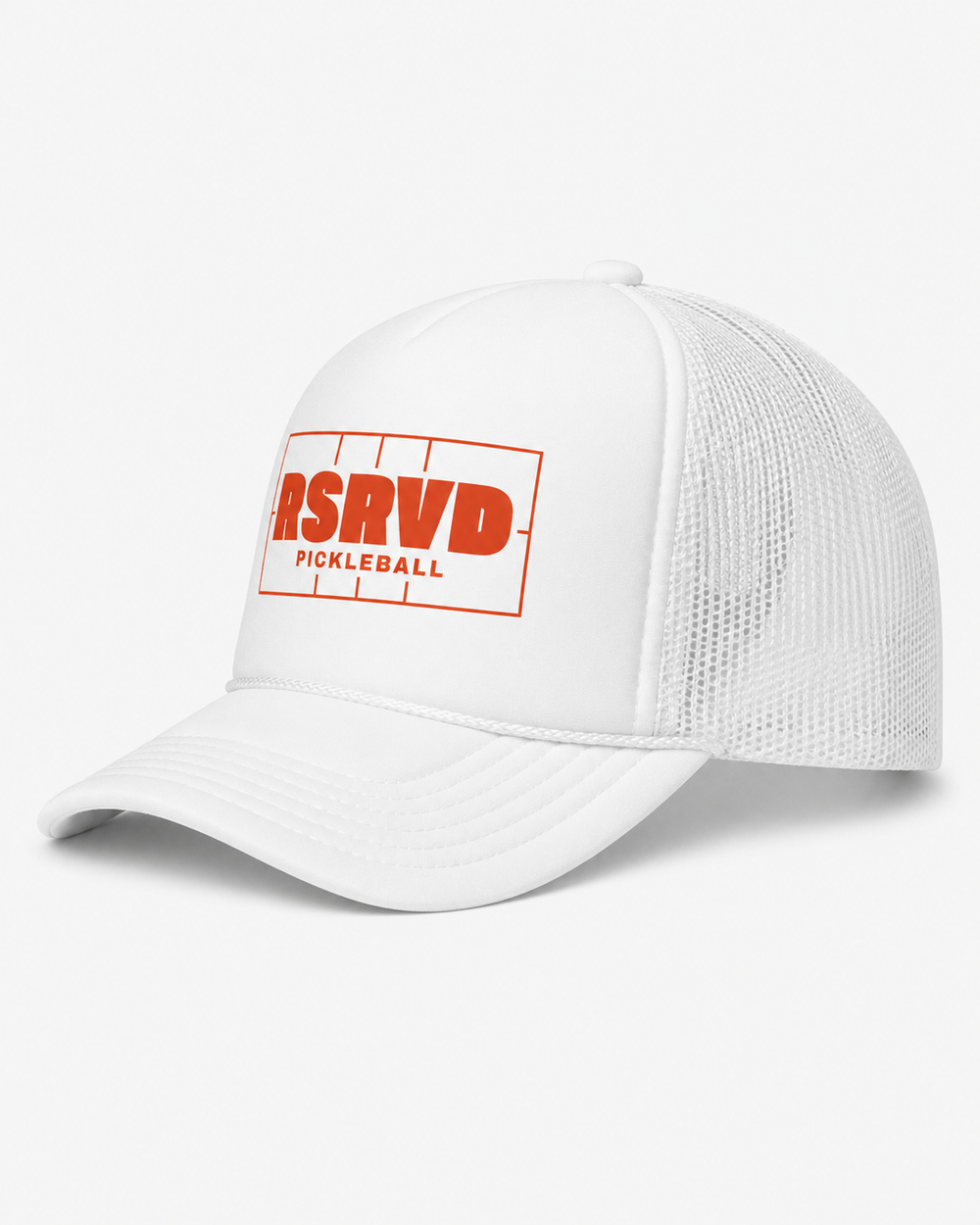 Court Vision Rally Red Foam Trucker Hat RSRVD Pickleball