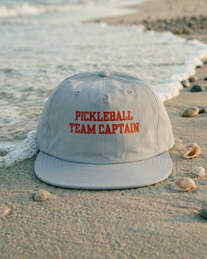 Gray cap with &