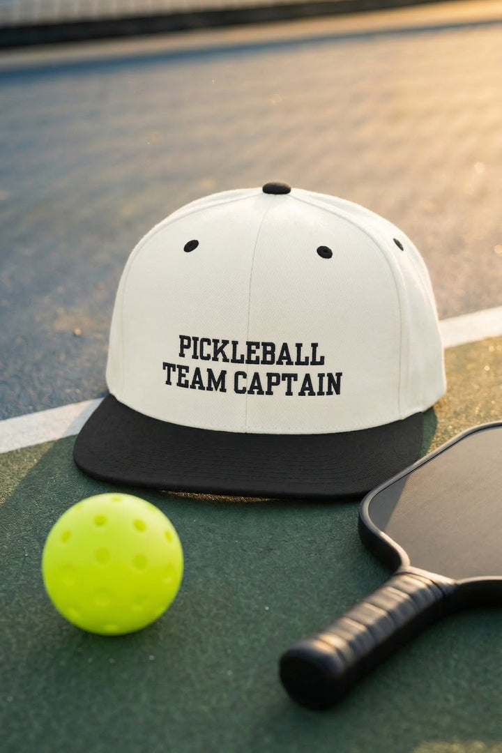 White cap with &