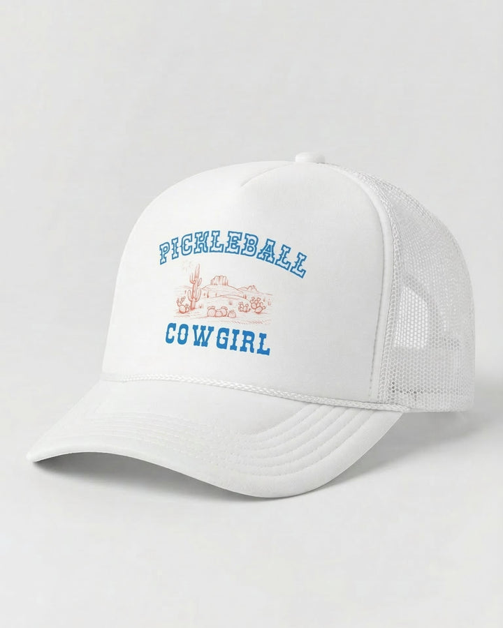 White cap with &