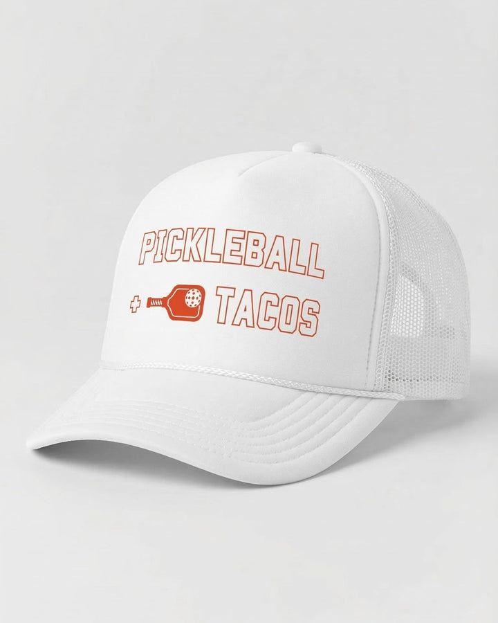 White cap with &