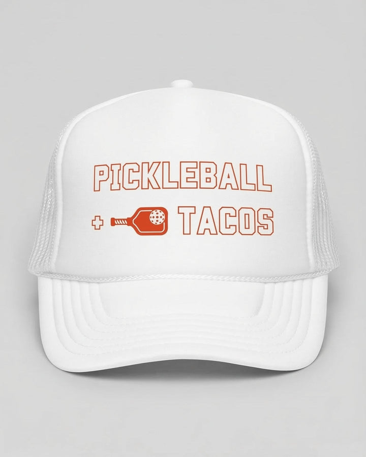 White cap with &