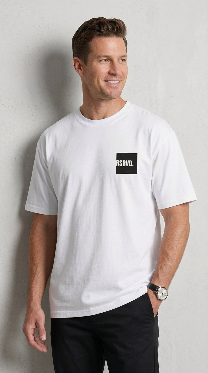RSRVD Box Logo Tee Printify