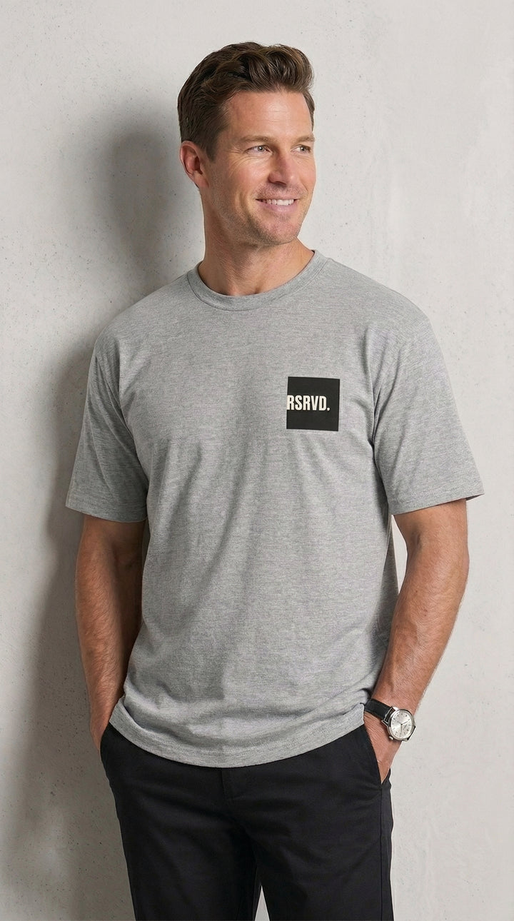 RSRVD Box Logo Tee Printify