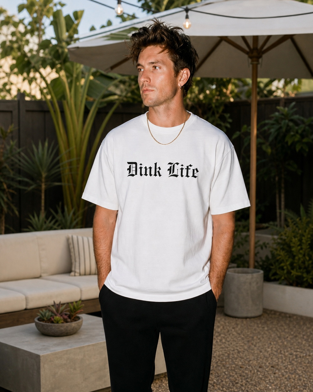 Dink Life Heavy Oversized Tee RSRVD Pickleball