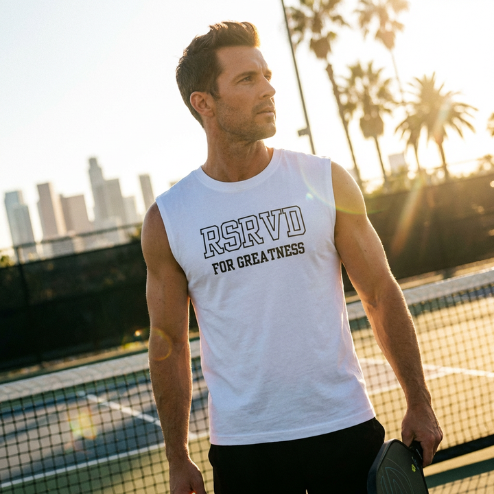 RSRVD FOR GREATNESS Athletic Muscle Tank Printify