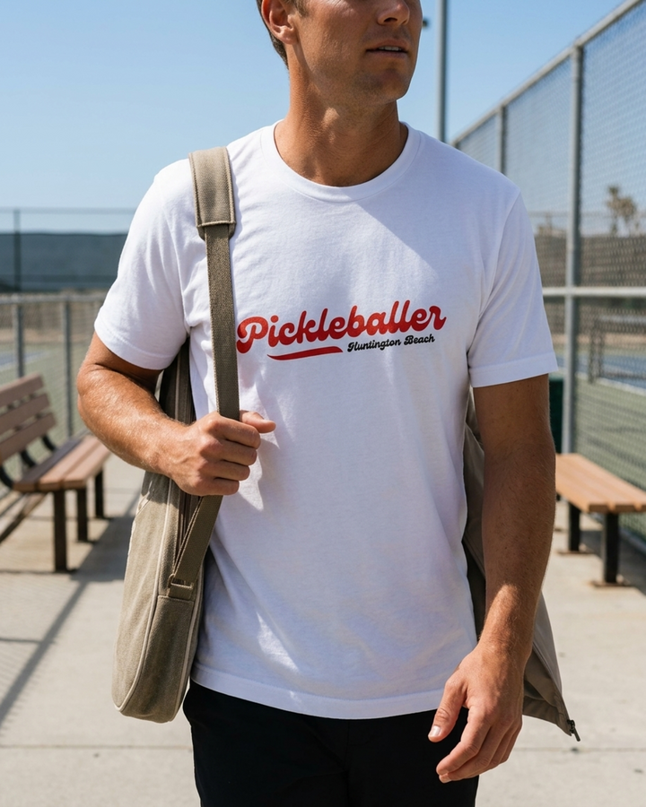 Huntington Beach Tee Pickleballer