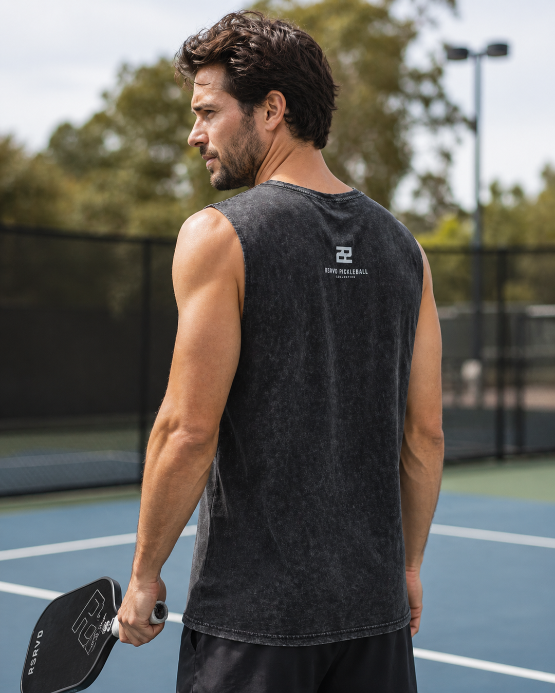Stonewashed Unisex Tank RSRVD Pickleball