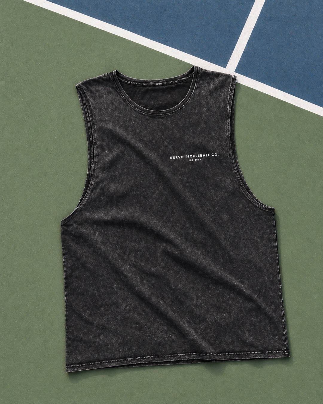 Stonewashed Unisex Tank RSRVD Pickleball