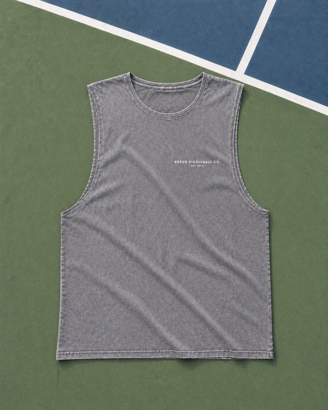 Stonewashed Unisex Tank RSRVD Pickleball