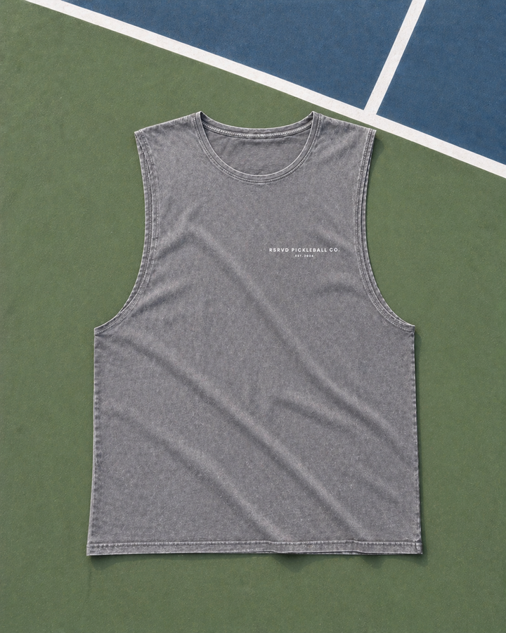 Stonewashed Unisex Tank RSRVD Pickleball