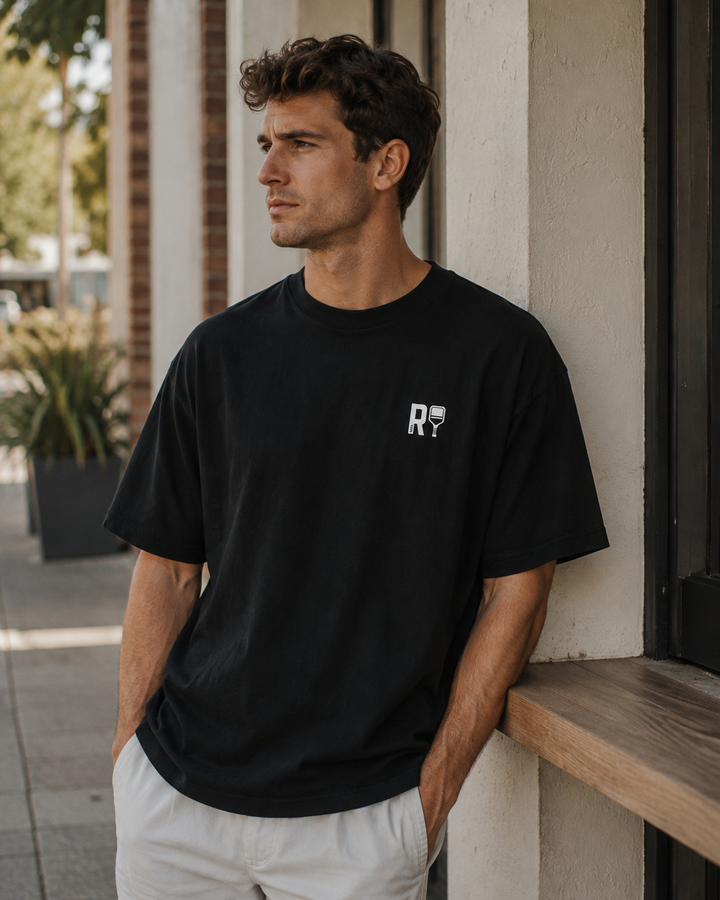 RSRVD Paddle Boxy Tee – Black