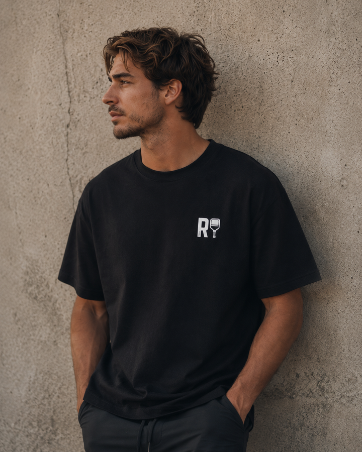 RSRVD Paddle Boxy Tee – Black