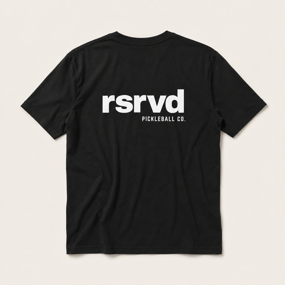 RSRVD Paddle Boxy Tee – Black