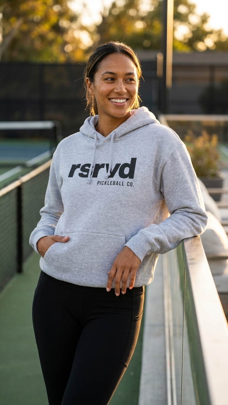 RSRVD Heavyweight Hoodie 'lowercase' logo RSRVD Pickleball