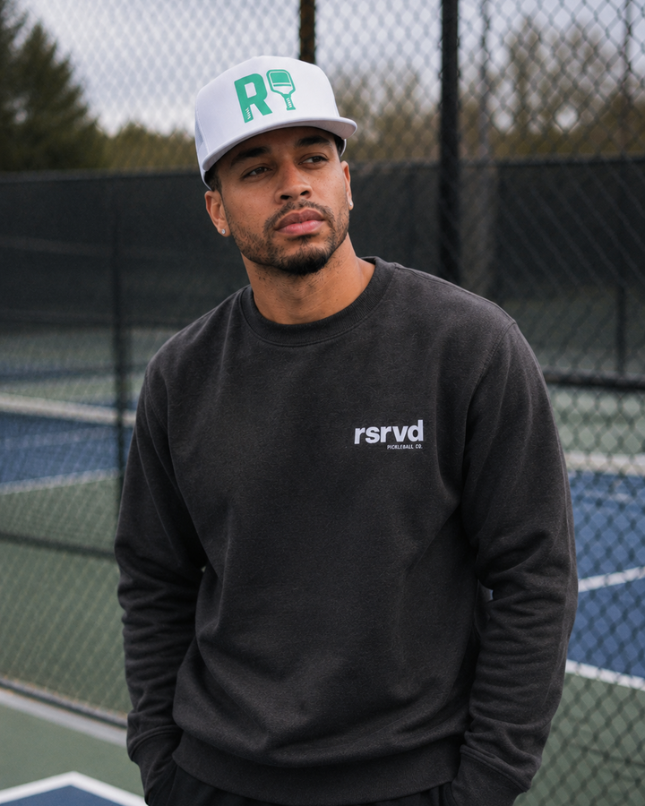 RSRVD Daily Wear Fleece Sweatshirt - Black RSRVD Pickleball