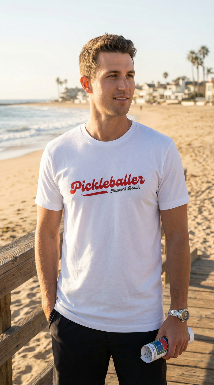 Pickleballer - Newport Beach Tee Printify