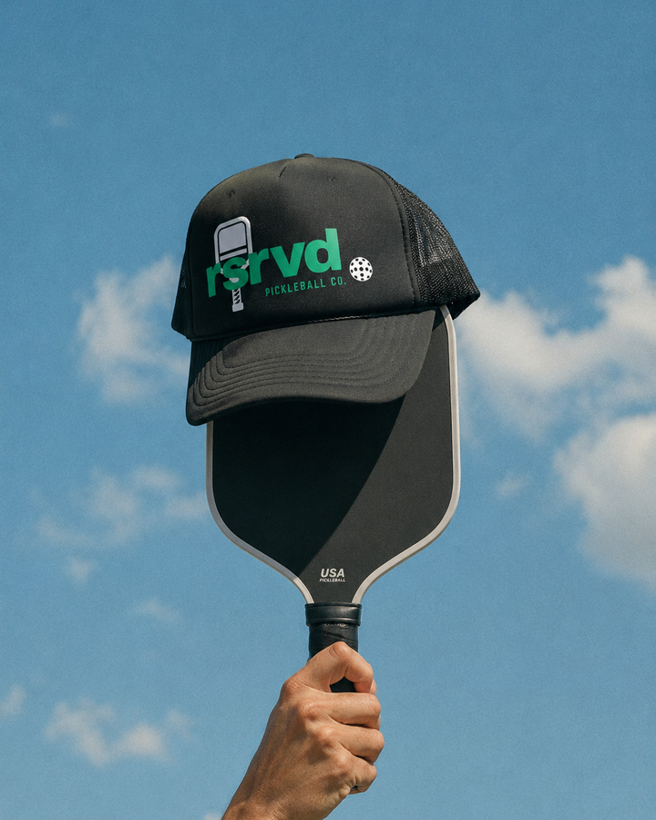RSRVD Foam Trucker Hat – Paddle + Ball Logo