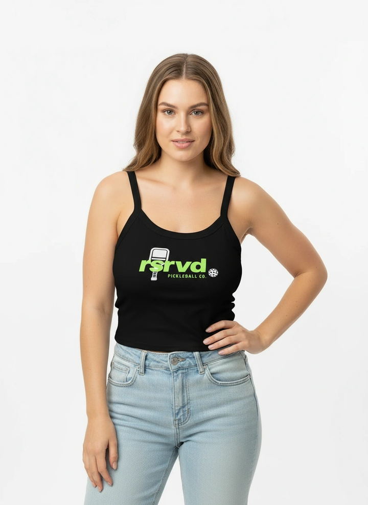 RSRVD Cami Tank - Electric Neon logo