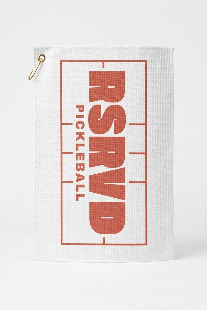 White pouch with red text &