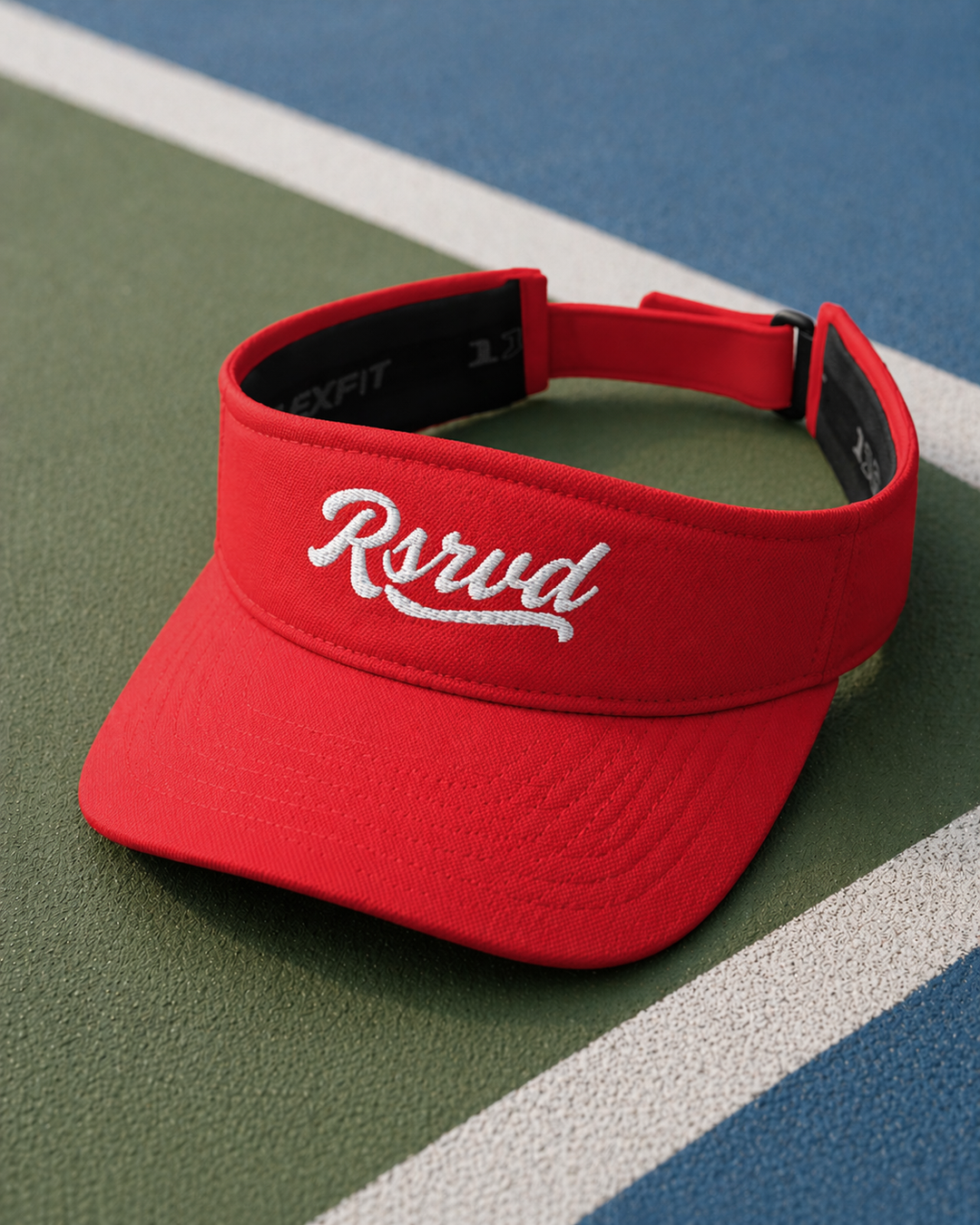 RSRVD Heritage Script Performance Visor RSRVD Pickleball