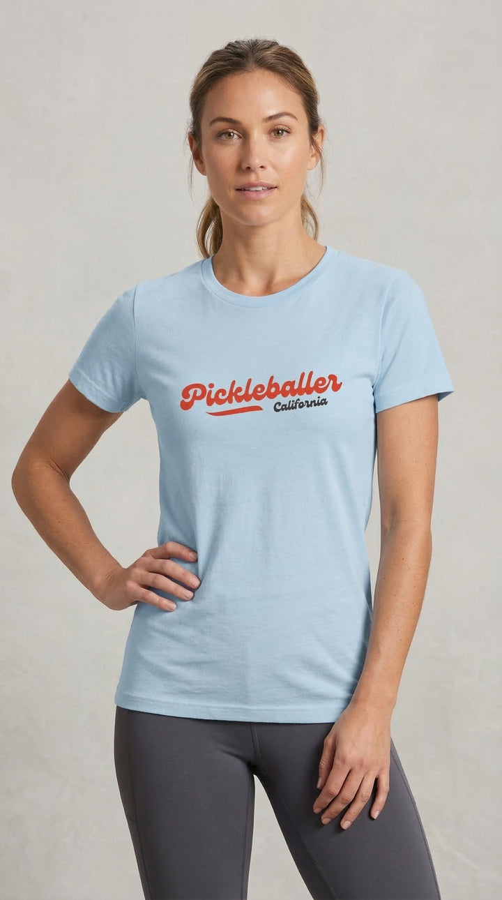 California Pickleballer Tee - Lightweight Classic Athletic Fit Printify