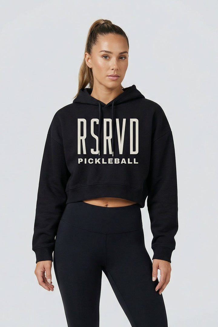 RSRVD Boxy Cropped Hoodie RSRVD Pickleball