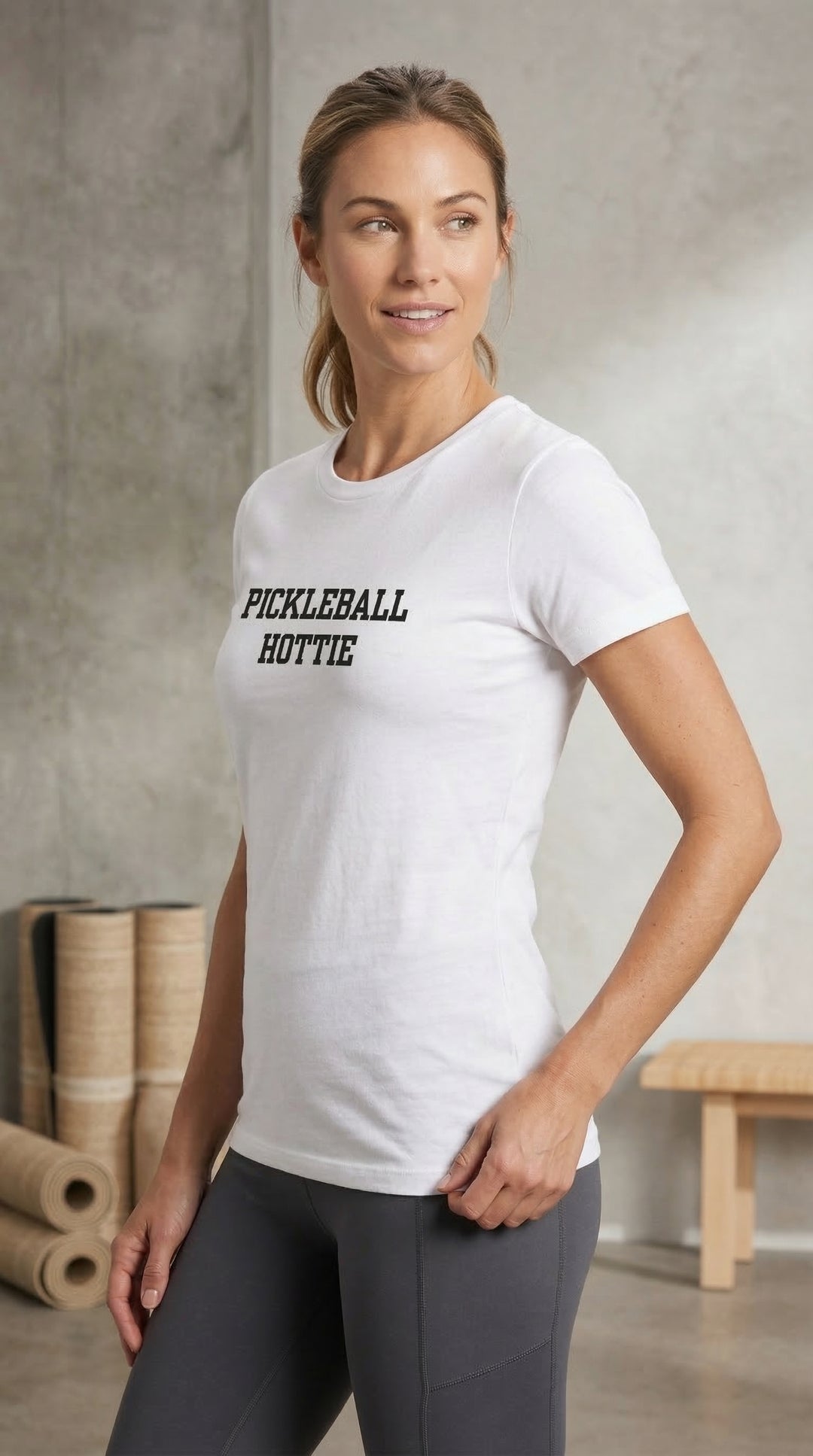 Pickleball Hottie Slim Fit Lightweight Tee RSRVD Pickleball