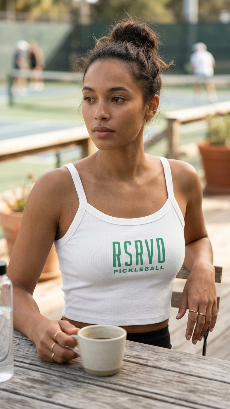 Women’s micro-rib tank top RSRVD Pickleball