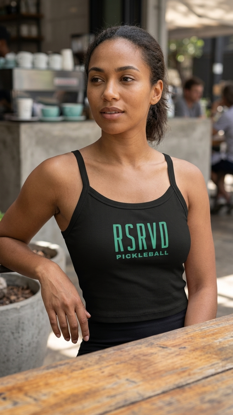 Women’s micro-rib tank top RSRVD Pickleball