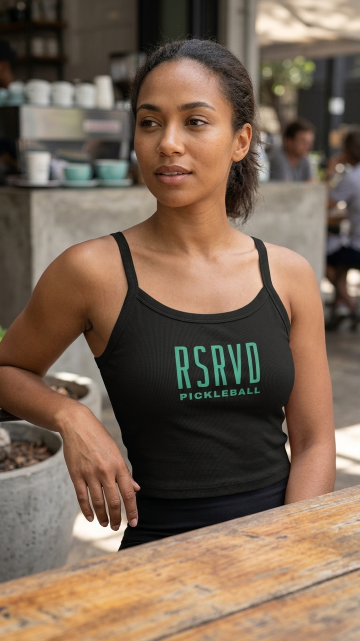 Women’s micro-rib tank top RSRVD Pickleball