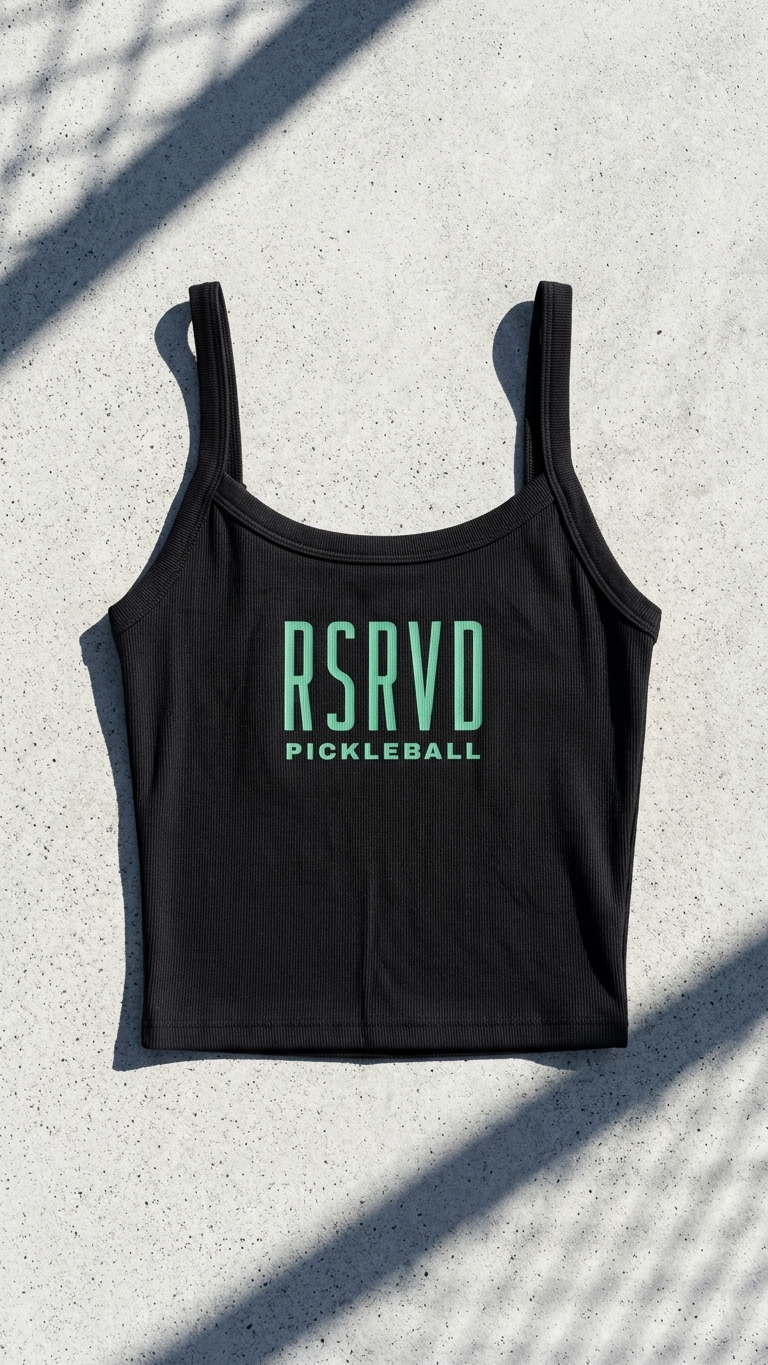 Women’s micro-rib tank top RSRVD Pickleball