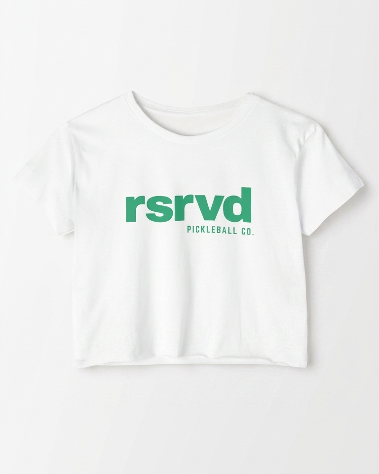 White t-shirt with &